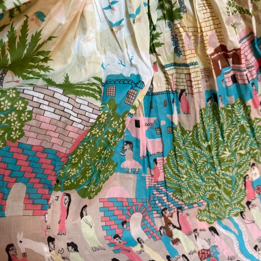NWT Vintage Anthropologie Bazaar 100% Cotton Dress Plenty by Tracy Reese 2 XS - Picture 11 of 13